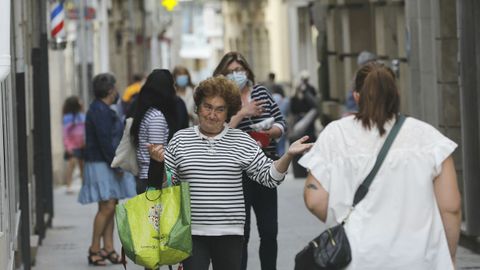 Primer día sin mascarillas en Viveiro