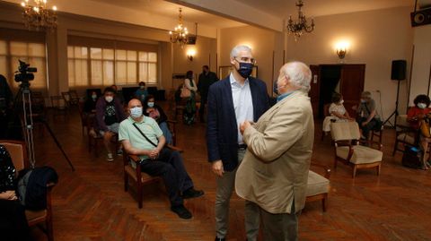 Francisco Conde, este sábado, en el Ateneo Casino, escenario de las jornadas