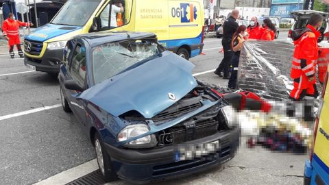 Tres Personas Resultan Heridas En La N 550 En Redondela Donde Un Dia Antes Fallecio Un Motorista