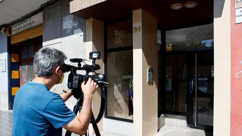 Edificio del barrio de Cabanyal, en Valencia, donde se produjeron los hechos