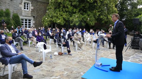 Feijoo acude a la junta directiva del PP de Lugo