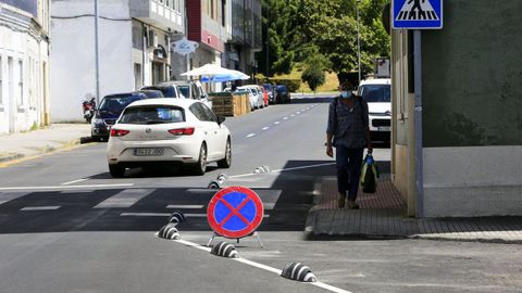 Carril bici en Marqués de Ombreiro