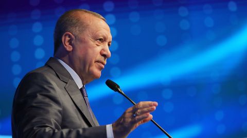 El presidente de Turquía Recep Tayyip Erdogan 