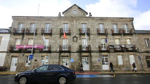 Imagen de archivo de la fachada del Concello de Guitiriz