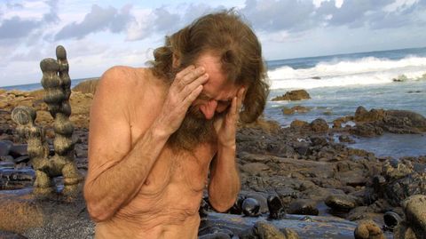 Manfred Gnädinger, Man de Camelle, en noviembre del 2002. No tardaría en fallecer