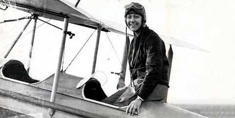 La asturiana María Bernaldo de Quirós, primera mujer piloto de España