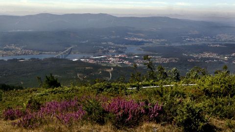 Mirador monte Xiabre, Vilagarcía