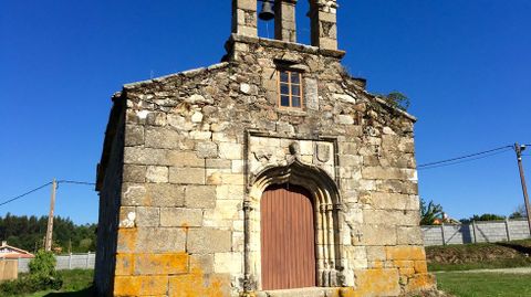 Iglesia de Santa Margarita, en la parroquia de O Val (Narón)