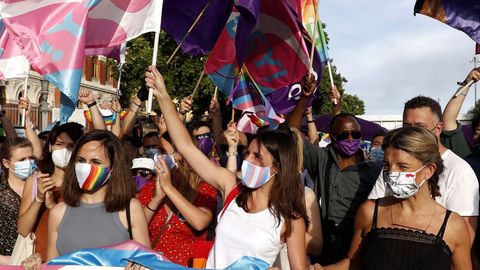 Desfile del Orgullo 2021 en Madrid