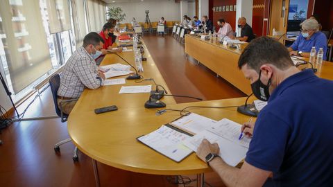 Imagen de archivo del pleno celebrado en junio, donde el PSOE presentó su propuesta de presupuestos