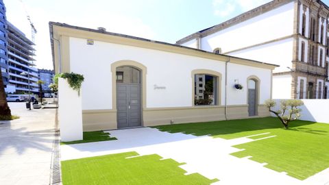 Las oficinas de Dmanán, en el centro de Lugo