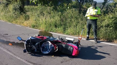El pasado 8 de junio el piloto de una motocicleta falleció en Vilar de Barrio