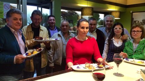 Foto de archivo de la presentación de uno de los primeros Concursos de Tapas de Quiroga