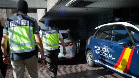Entrada a disposición judicial de los detenidos por el crimen de Samuel