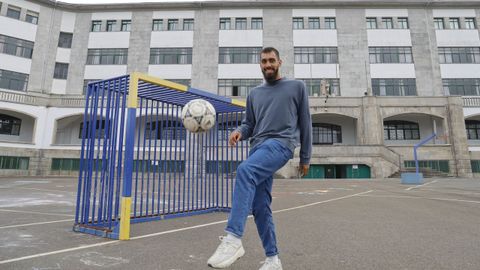 El delantero santiagués Borja Iglesias visitó su ciudad la semana pasada, justo antes de incorporarse a la pretemporada del Betis