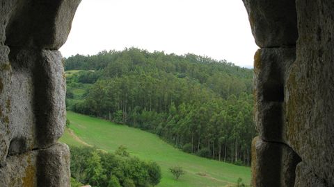 Tierras del Eume desde el castillo de Nogueirosa