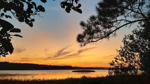 Laguna de A Frouxeira, en Valdoviño