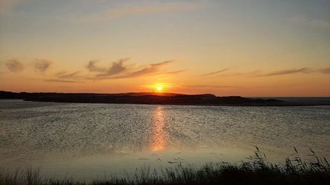 Laguna de A Frouxeira, en Valdoviño
