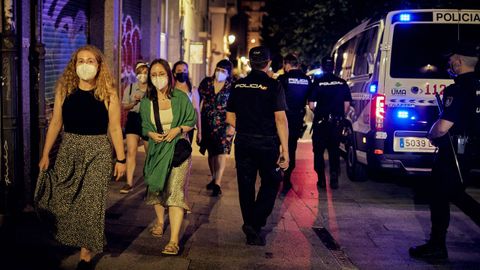 La praza das Mercedes fue uno de los lugares intervenidos