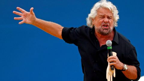 Beppe Grillo en una imagen de octubre del 2018