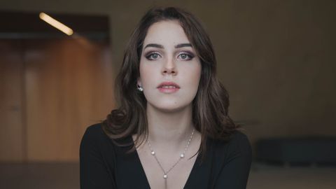 La soprano compostelana Rosalía Cid.