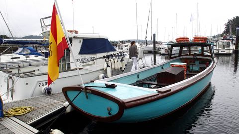 El Catro Vellos Mariñeiros, en imagen de archivo, es un bote de madera construido en 1959
