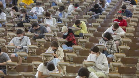 Imagen de archivo del inicio de los exámenes de la selectividad el pasado mes de junio