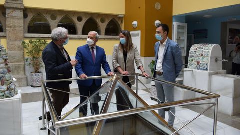 José Tomé visitó el balneario de Lugo que junto al de Pambre y al de Pantón participan en la iniciativa provincial