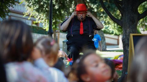 Pedro Brandariz en las fiestas de Monte Alto