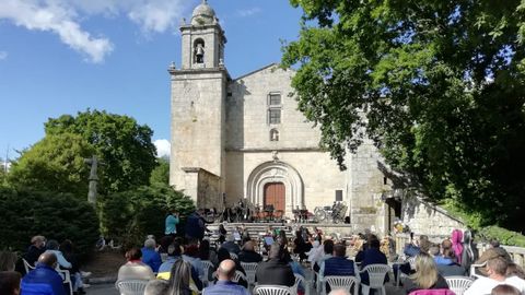 Imaxe dun concerto da Agrupación Musical da Limia o pasado mes de maio