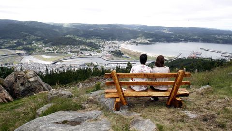 Desde san Roque se puede contemplar toda la ría de Viveiro