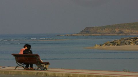 Tupide en Foz con vistas a la playa de Altar y la ría focense