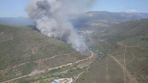 Incendio en Carballeda de Valdeorras este mes de julio