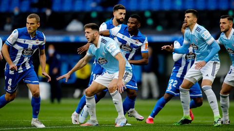 Imagen del Deportivo-Celta B de la pasada temporada en Riazor