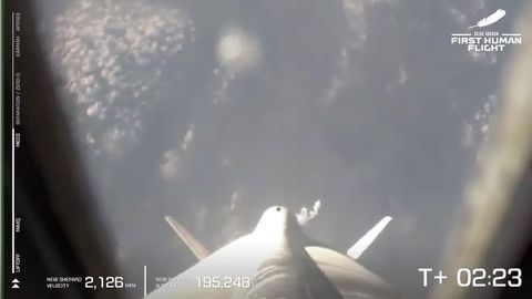 Visión de la Tierra desde la nave