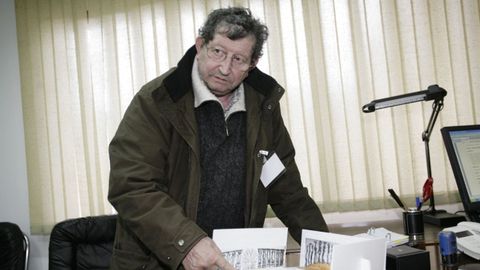 Imagen antigua de Xosé Díaz Fuentes en Lugo