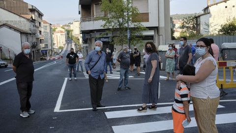 Vecinos de Marcelo Macías protestan por la señalización horizontal de la calle