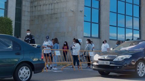 Imagen del último cribado realizado en el hospital comarcal a jóvenes