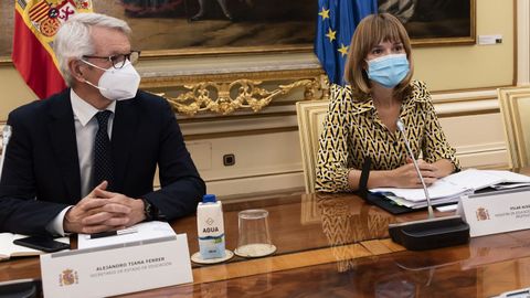 Alejandro Tiana, secretario de Estado de Educación ya con la anterior ministra, acompañó como número dos del ministerio a Pilar Alegría en su primera Conferencia Sectorial de Educación