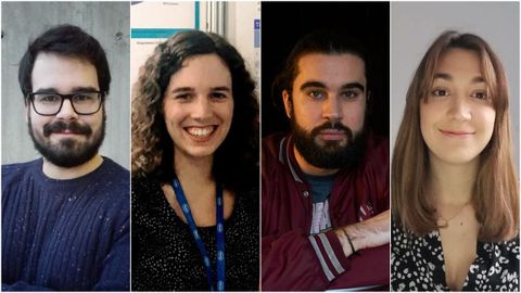 Las mejores notas de selectividad de Galicia, más de una década después: Guillermo Lorenzo, Paula Suanzes, Alejandro Vilar y Lucía Rodríguez