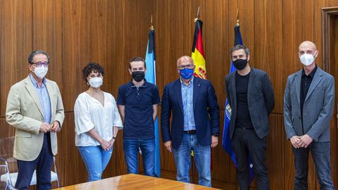 Reunión da Academia e a Deputación