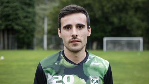 Senén Vázquez, jugador del Atlético Arnoia