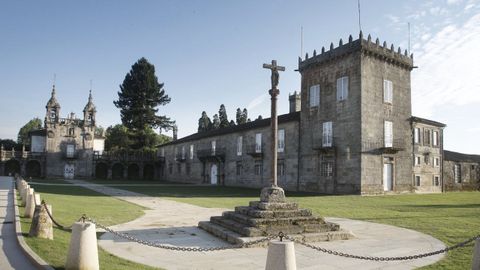 Vista del Pazo de Oca