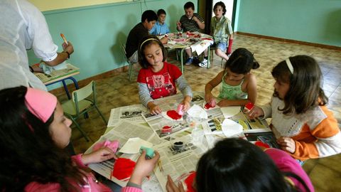 Obradoiros infantiles estivales en Poio durante el mes de agosto del 2008
