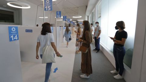 Vacunación en el Gaiás a jóvenes de 29 años