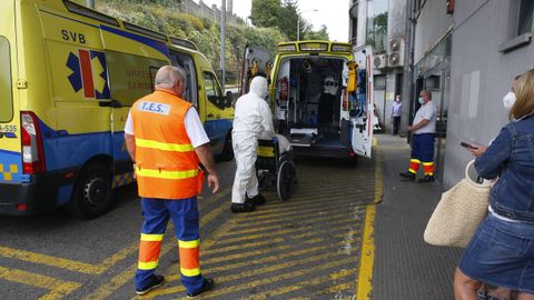 La ocupación hospitalaria de pacientes covid sube en Montecelo, donde este viernes había 25 enfermos en planta y 5 en uci