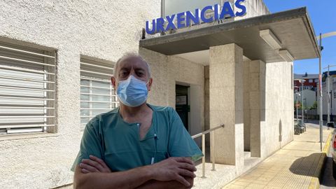 Eduardo López Vidal trabaja en el servicio de Urgencias del Hospital Comarcal de Valdeorras