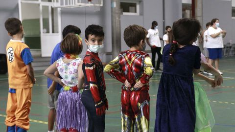 Las obras de teatro y los bailes formaron parte del último día del campamento.