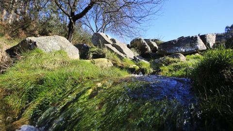 Imagen del Pedregal de Irimia, en la sierra de Meira