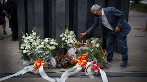 Homenaje en el aniversario de víctimas de ETA en Barcelona